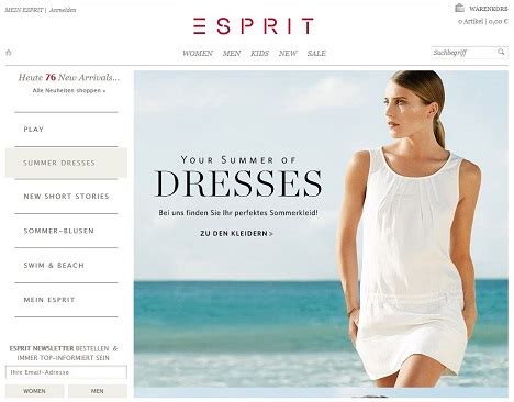 www.esprit.de online shop